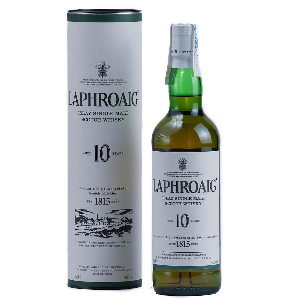  Whisky Laphroaig 10 años (Con Estuche)